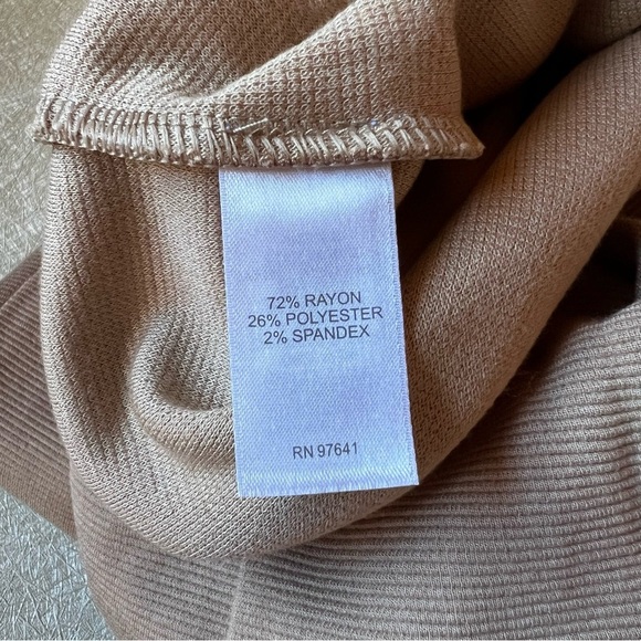 J Jill Wearever Collection Wide Leg Pants Beige Pockets Women's Size L - Picture 9 of 9